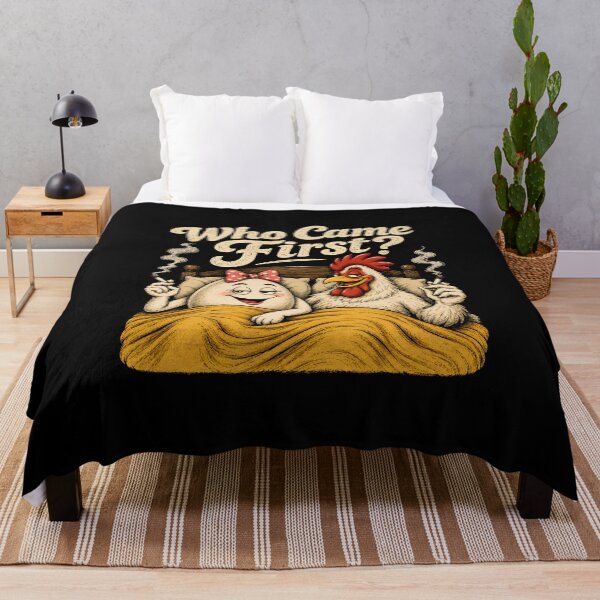 Item preview, Who Came First Chicken Meme designed and sold by zoes-ink.