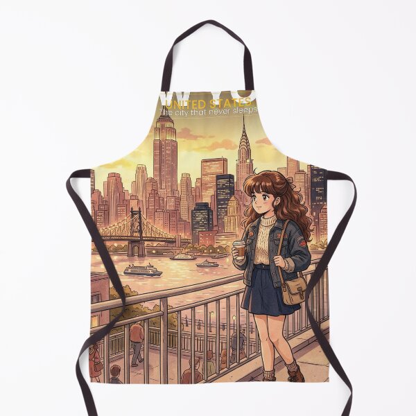 Item preview, New York Retro Anime - NYC Travel Art 80s Aesthetic designed and sold by Edszart.