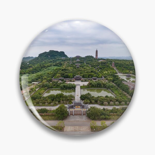 Item preview, Chua Bai Dinh Aerial View - Largest Buddhist Complex | Ninh Binh Vietnam Art designed and sold by Ross.A.Campbell.