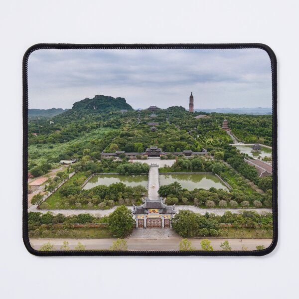 Item preview, Chua Bai Dinh Aerial View - Largest Buddhist Complex | Ninh Binh Vietnam Art designed and sold by Ross.A.Campbell.