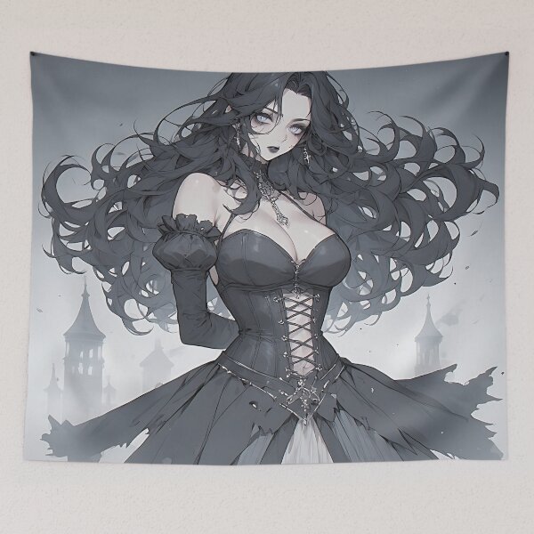 Item preview, Hot Halloween Anime Goth Girl 15 designed and sold by Your New Fixation.