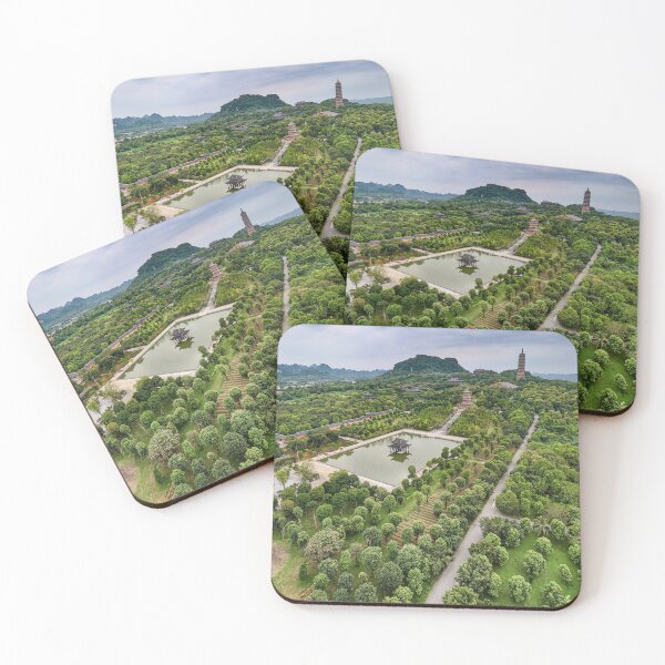 Item preview, Chua Bai Dinh Aerial View - Largest Buddhist Complex | Ninh Binh Vietnam Art designed and sold by Ross.A.Campbell.