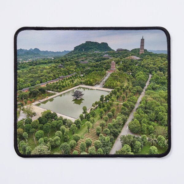 Item preview, Chua Bai Dinh Aerial View - Largest Buddhist Complex | Ninh Binh Vietnam Art designed and sold by Ross.A.Campbell.