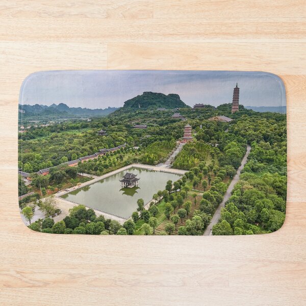 Item preview, Chua Bai Dinh Aerial View - Largest Buddhist Complex | Ninh Binh Vietnam Art designed and sold by Ross.A.Campbell.