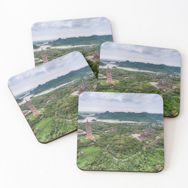 Item preview, Chua Bai Dinh Aerial View - Largest Buddhist Complex | Ninh Binh Vietnam Art designed and sold by Ross.A.Campbell.
