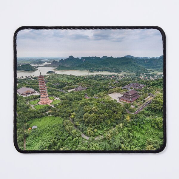 Item preview, Chua Bai Dinh Aerial View - Largest Buddhist Complex | Ninh Binh Vietnam Art designed and sold by Ross.A.Campbell.