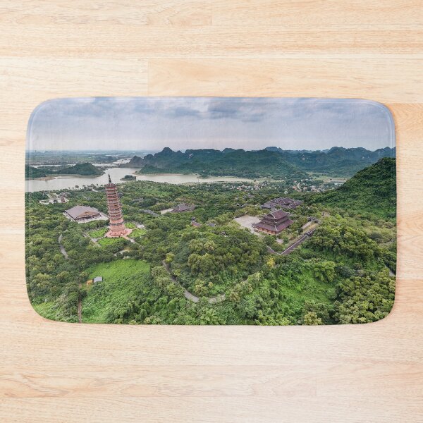Item preview, Chua Bai Dinh Aerial View - Largest Buddhist Complex | Ninh Binh Vietnam Art designed and sold by Ross.A.Campbell.