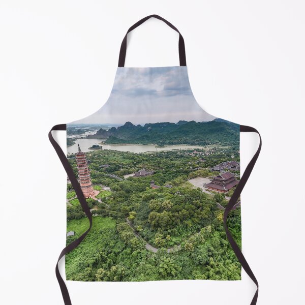 Item preview, Chua Bai Dinh Aerial View - Largest Buddhist Complex | Ninh Binh Vietnam Art designed and sold by Ross.A.Campbell.