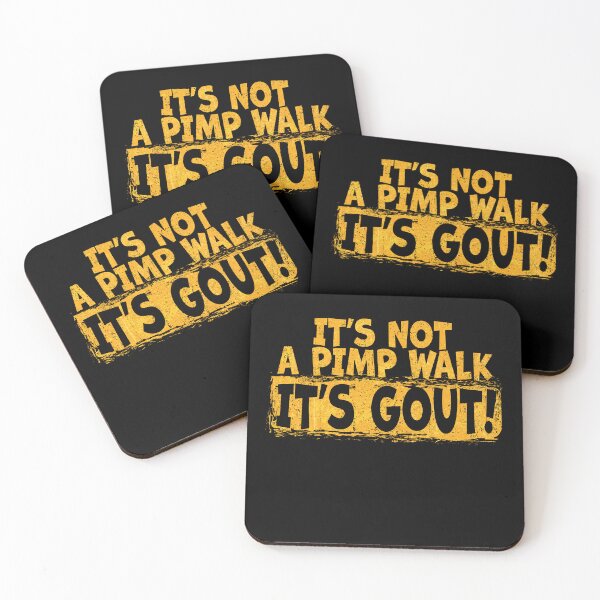 Item preview, Retro Funny It's Not A Pimp Walk It's Gout designed and sold by Patchina.