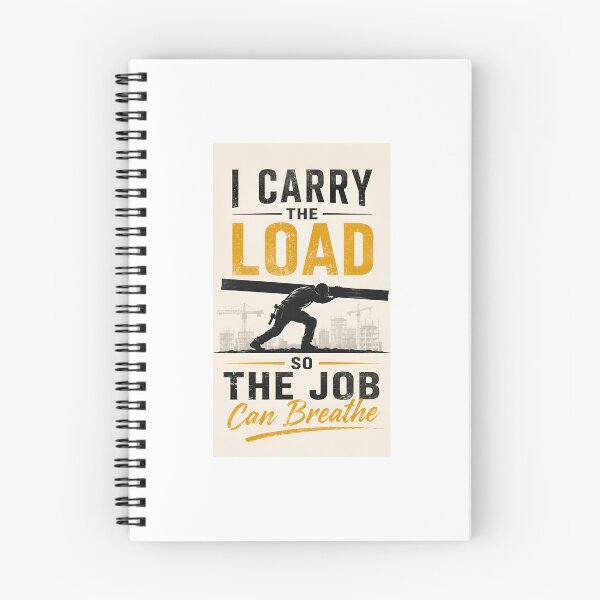 Item preview, I Carry The Load So The Job Can Breathe – Blue Collar Worker Quote designed and sold by Zayn Studio.