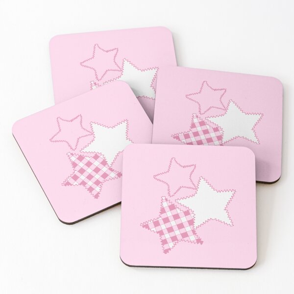 Item preview, Pink Stars Y2K - Aesthetic Pattern designed and sold by ZuriRetroPrints.
