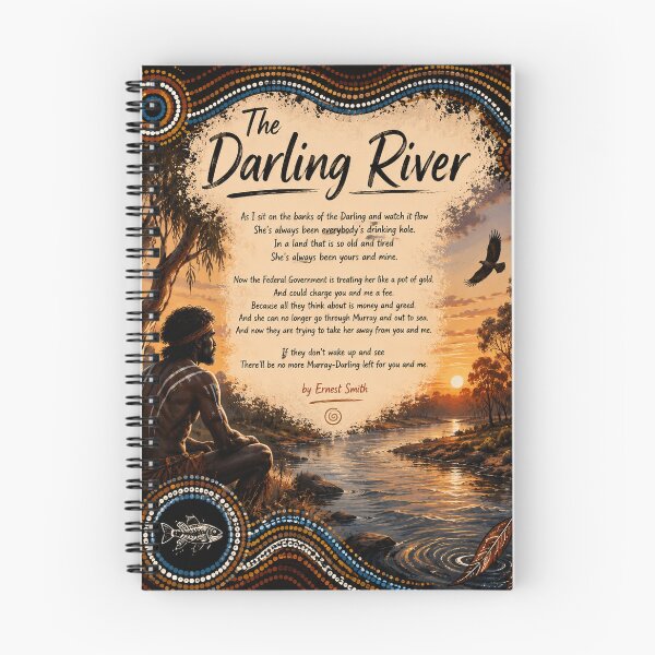 Item preview, The Darling River  designed and sold by MurrawarriDream.