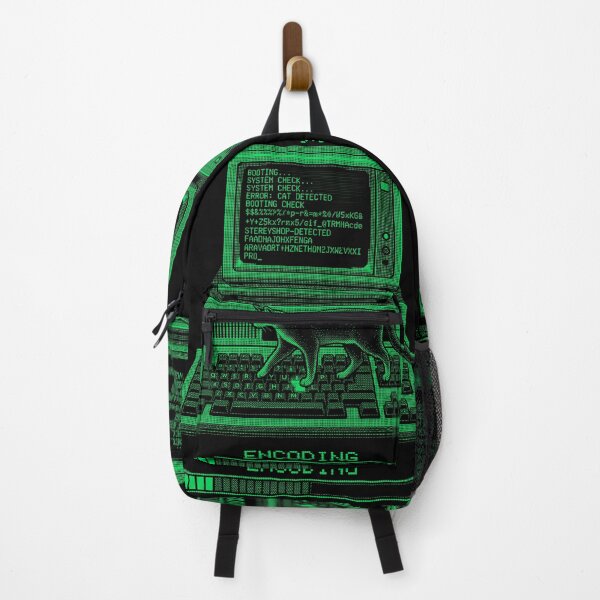 Item preview, Computer Programmer Nerd Cat Error Funny Pixel Coder IT designed and sold by GrandeDuc.