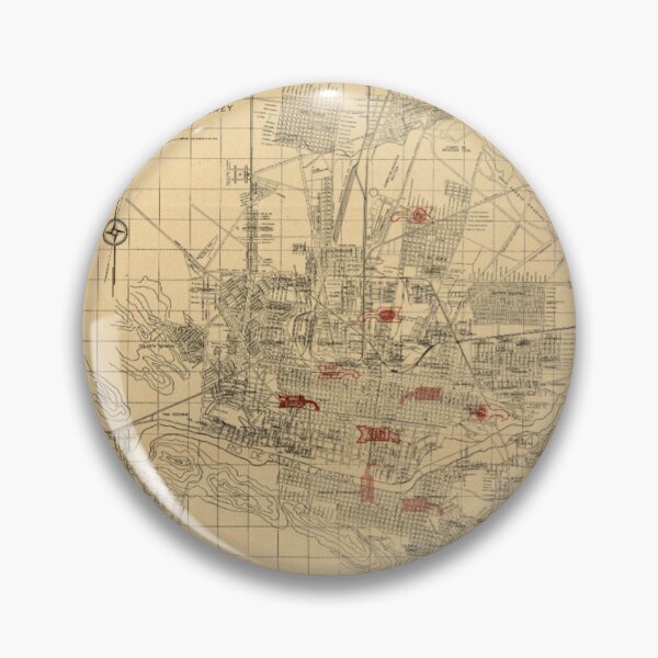 Item preview, Monterrey map 1950 designed and sold by bascconut.