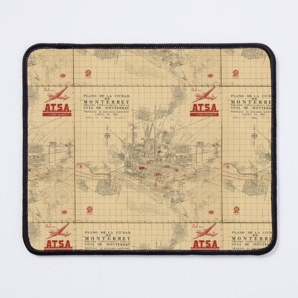 Item preview, Monterrey map 1950 designed and sold by bascconut.