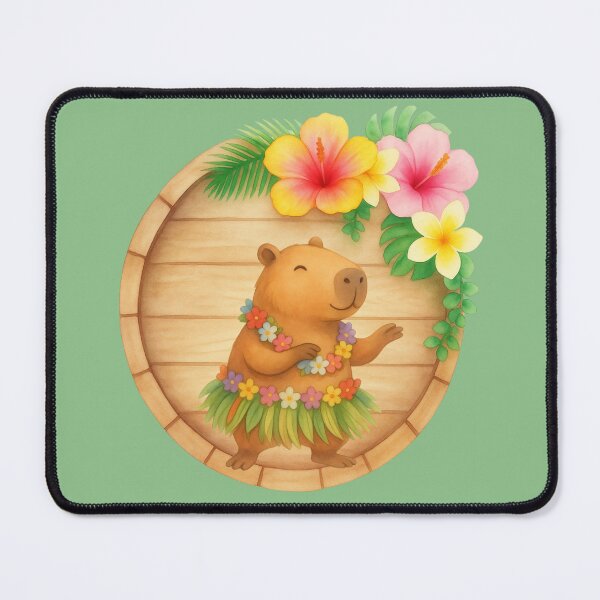 Item preview, Tropical Hula Capybara designed and sold by Ivy-Triggs.