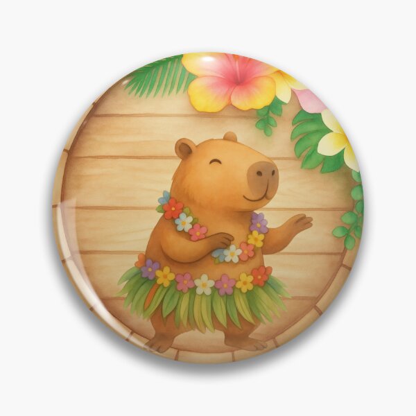 Item preview, Tropical Hula Capybara designed and sold by Ivy-Triggs.