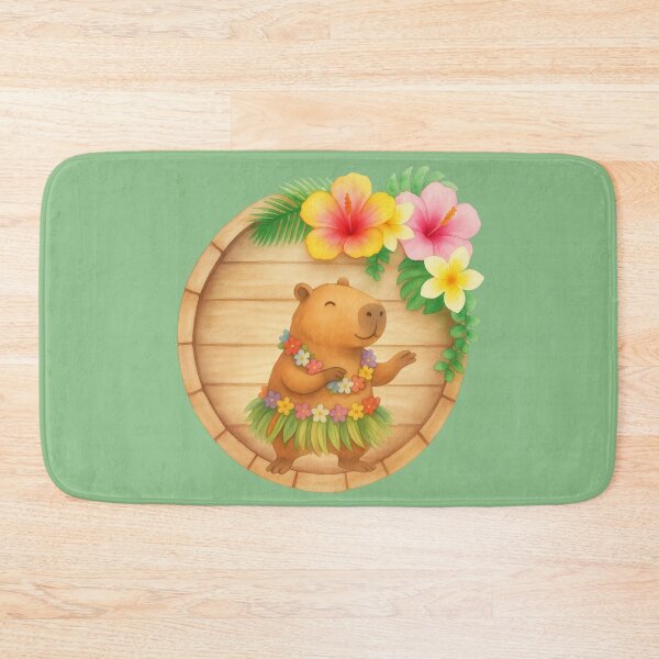 Item preview, Tropical Hula Capybara designed and sold by Ivy-Triggs.