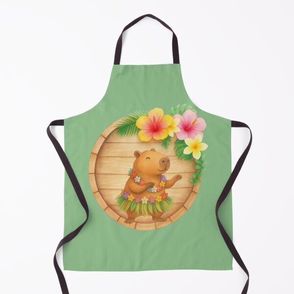 Item preview, Tropical Hula Capybara designed and sold by Ivy-Triggs.