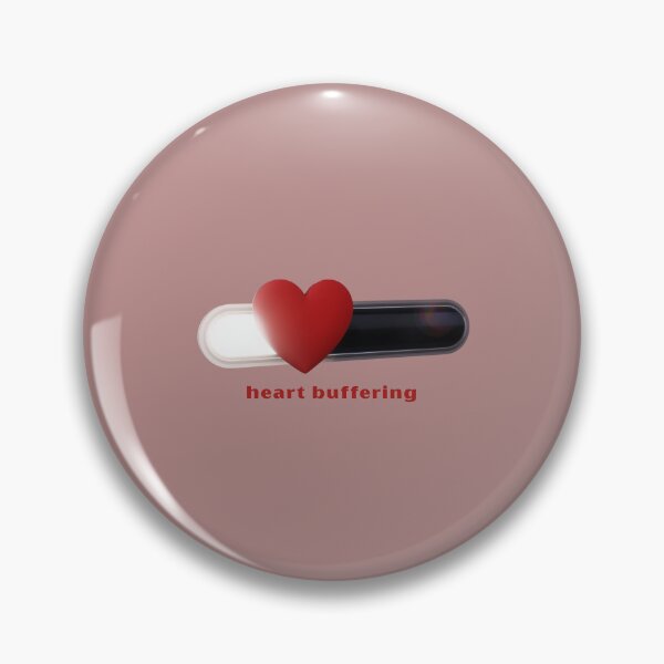 Item preview, Heart Buffering designed and sold by TeeHee Puns.