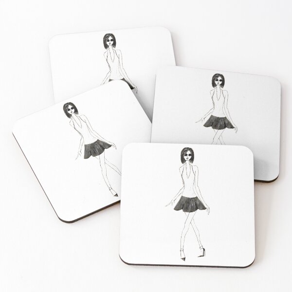 Item preview, Zara The Fashion Model Doodle designed and sold by MonstrousOnMain.