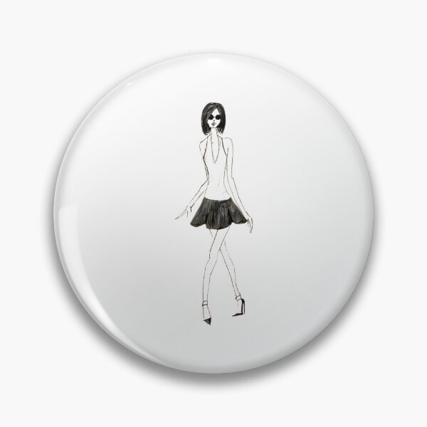 Item preview, Zara The Fashion Model Doodle designed and sold by MonstrousOnMain.