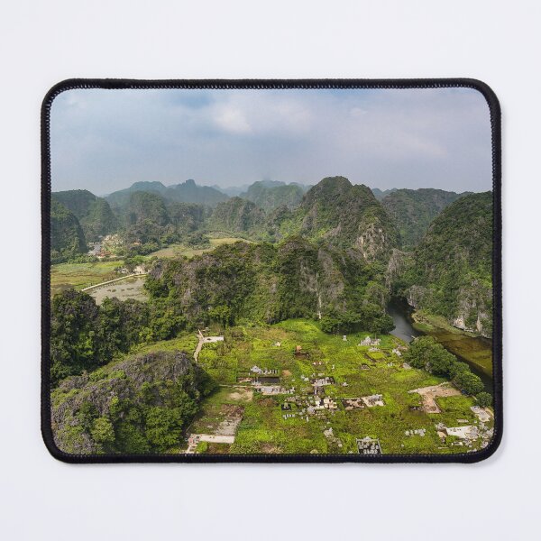 Item preview, Ngo Dong River Aerial - Tam Coc, Vietnam | Cinematic Ninh Binh Drone Art designed and sold by Ross.A.Campbell.