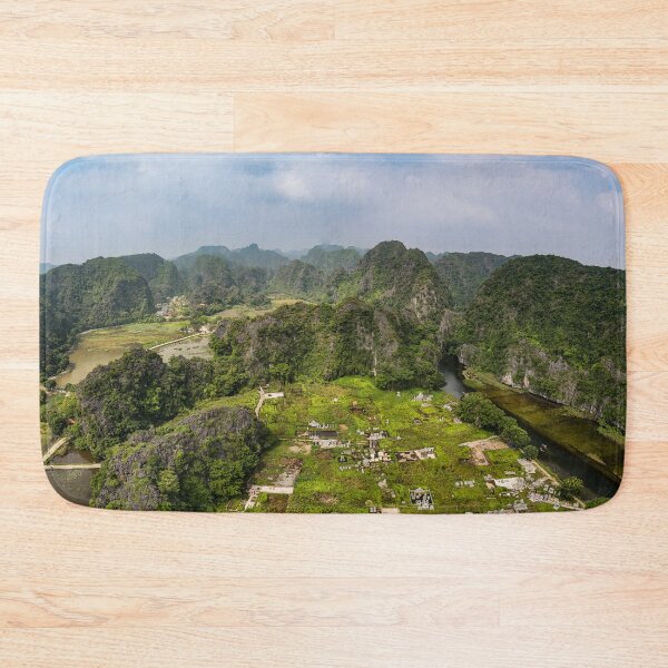 Item preview, Ngo Dong River Aerial - Tam Coc, Vietnam | Cinematic Ninh Binh Drone Art designed and sold by Ross.A.Campbell.