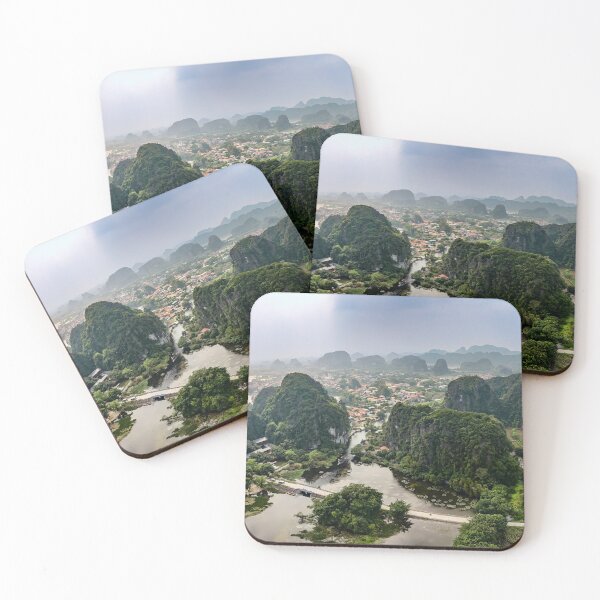 Item preview, Ngo Dong River Aerial - Tam Coc, Vietnam | Cinematic Ninh Binh Drone Art designed and sold by Ross.A.Campbell.