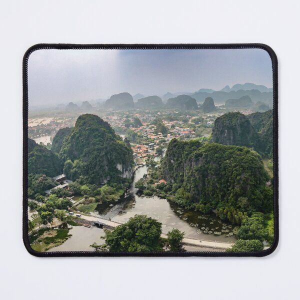 Item preview, Ngo Dong River Aerial - Tam Coc, Vietnam | Cinematic Ninh Binh Drone Art designed and sold by Ross.A.Campbell.
