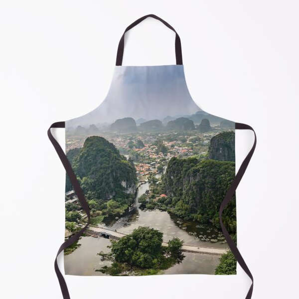 Item preview, Ngo Dong River Aerial - Tam Coc, Vietnam | Cinematic Ninh Binh Drone Art designed and sold by Ross.A.Campbell.