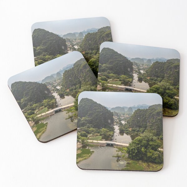 Item preview, Ngo Dong River Aerial - Tam Coc, Vietnam | Cinematic Ninh Binh Drone Art designed and sold by Ross.A.Campbell.
