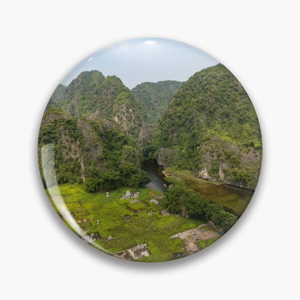 Item preview, Ngo Dong River Aerial - Tam Coc, Vietnam | Cinematic Ninh Binh Drone Art designed and sold by Ross.A.Campbell.