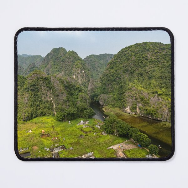 Item preview, Ngo Dong River Aerial - Tam Coc, Vietnam | Cinematic Ninh Binh Drone Art designed and sold by Ross.A.Campbell.