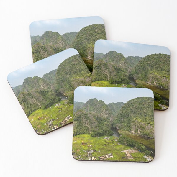 Item preview, Ngo Dong River Aerial - Tam Coc, Vietnam | Cinematic Ninh Binh Drone Art designed and sold by Ross.A.Campbell.