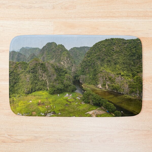 Item preview, Ngo Dong River Aerial - Tam Coc, Vietnam | Cinematic Ninh Binh Drone Art designed and sold by Ross.A.Campbell.