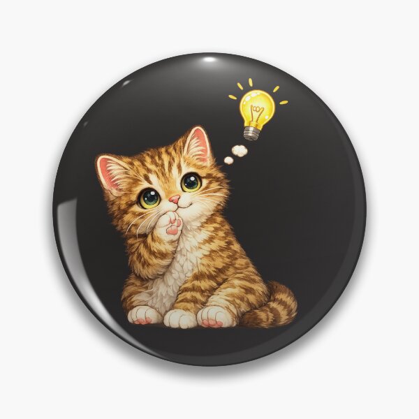 Item preview, cat having an idea designed and sold by PasoaPaso2025.