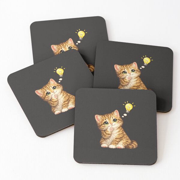 Item preview, cat having an idea designed and sold by PasoaPaso2025.