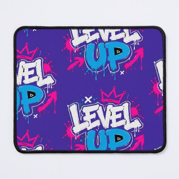 Item preview, LEVEL UP Graffiti Gaming Shirt | Neon Streetwear Graphic designed and sold by JustResultsCo.
