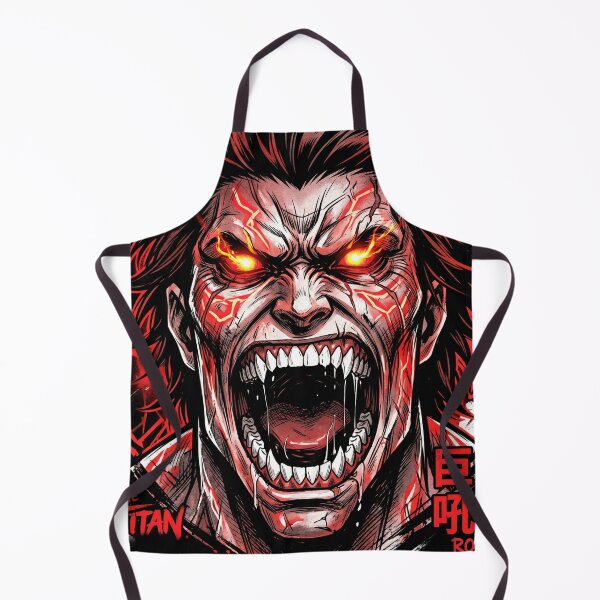 Item preview, Attack Titan Inspired Face designed and sold by Stickersdevelop.