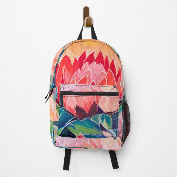 Item preview, Colourful Protea Flowers Painting designed and sold by helenannestudio.