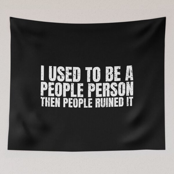 Item preview, I Used to Be a People Person designed and sold by Dondonmart.