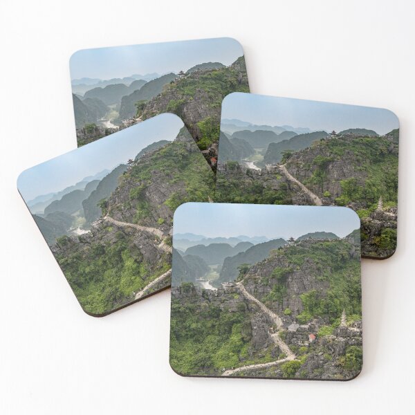 Item preview, Lying Dragon Mountain Aerial - Mua Caves Summit | Epic Ninh Binh, Vietnam Drone Art designed and sold by Ross.A.Campbell.