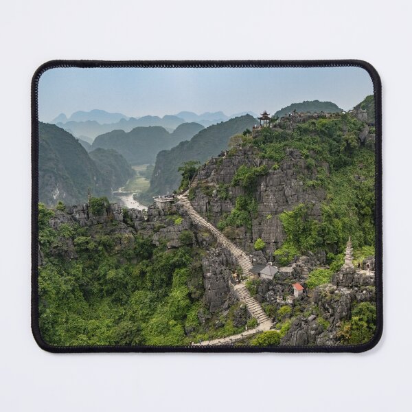 Item preview, Lying Dragon Mountain Aerial - Mua Caves Summit | Epic Ninh Binh, Vietnam Drone Art designed and sold by Ross.A.Campbell.