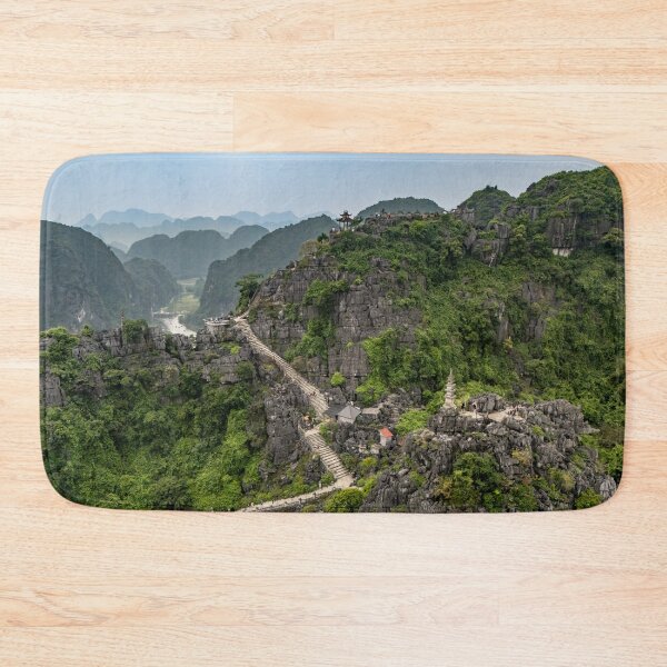 Item preview, Lying Dragon Mountain Aerial - Mua Caves Summit | Epic Ninh Binh, Vietnam Drone Art designed and sold by Ross.A.Campbell.