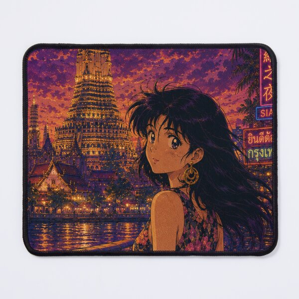 Item preview, Bangkok Thailand Retro Vintage Travel Poster | City Art Print designed and sold by Edszart.