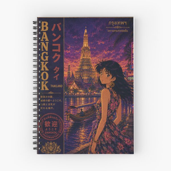 Item preview, Bangkok Thailand Retro Vintage Travel Poster | City Art Print designed and sold by Edszart.