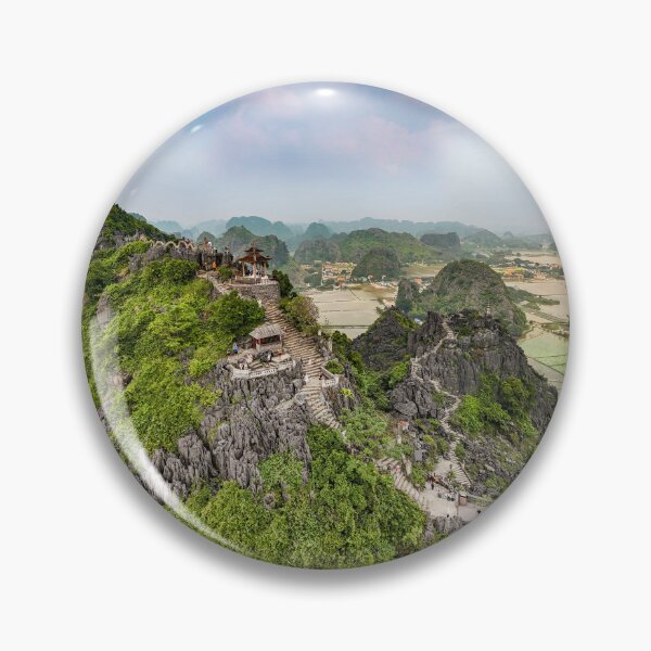 Item preview, Lying Dragon Mountain Aerial - Mua Caves Summit | Epic Ninh Binh, Vietnam Drone Art designed and sold by Ross.A.Campbell.