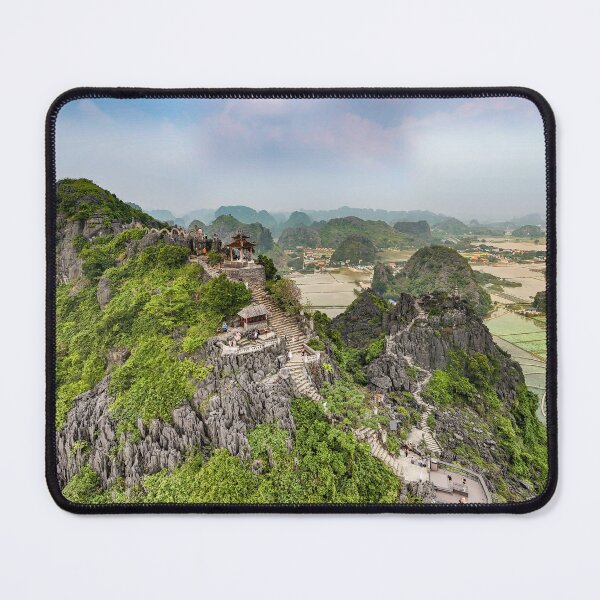 Item preview, Lying Dragon Mountain Aerial - Mua Caves Summit | Epic Ninh Binh, Vietnam Drone Art designed and sold by Ross.A.Campbell.