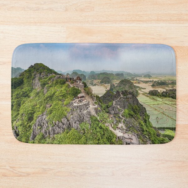 Item preview, Lying Dragon Mountain Aerial - Mua Caves Summit | Epic Ninh Binh, Vietnam Drone Art designed and sold by Ross.A.Campbell.